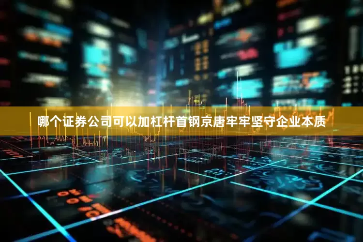 哪个证券公司可以加杠杆首钢京唐牢牢坚守企业本质