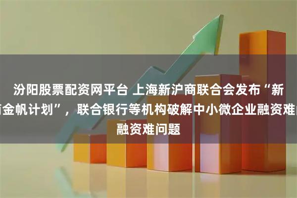 汾阳股票配资网平台 上海新沪商联合会发布“新沪商金帆计划”，联合银行等机构破解中小微企业融资难问题